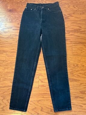 Vintage Women's Levi's 512 Black Jeans Sz 9 EUC
